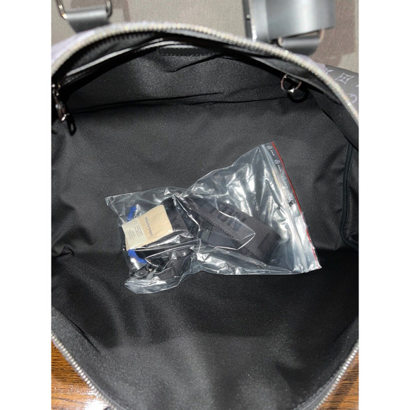 Louis Vuitton Keepall Bandouliere 55 Nigo Black Stripe Monogram Heart Travel Bag - Picture 11 of 12